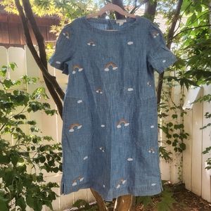 Crew Cuts Girls Denim Dress size 10